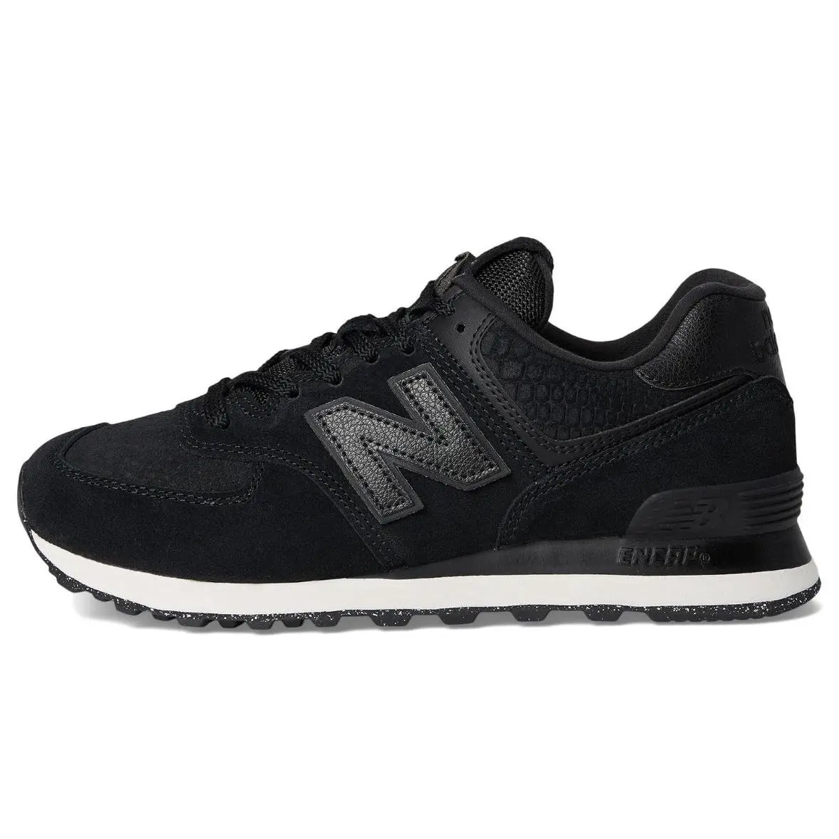 New Balance shoes - New Balance 574 Croco Embossed - WL574PSS - Black (UPC: 198686441351) 0