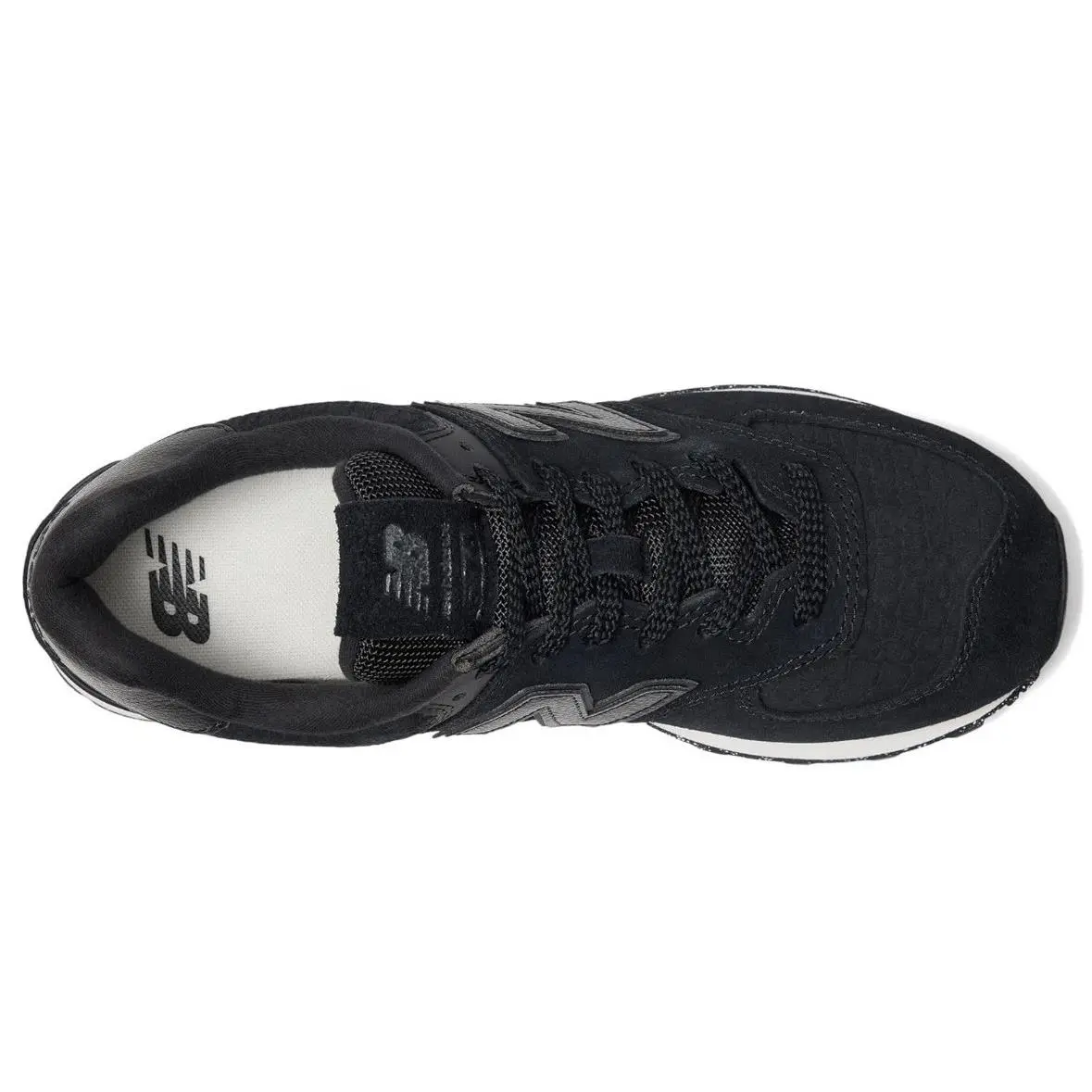 New Balance shoes - New Balance 574 Croco Embossed - WL574PSS - Black (UPC: 198686441351) 3