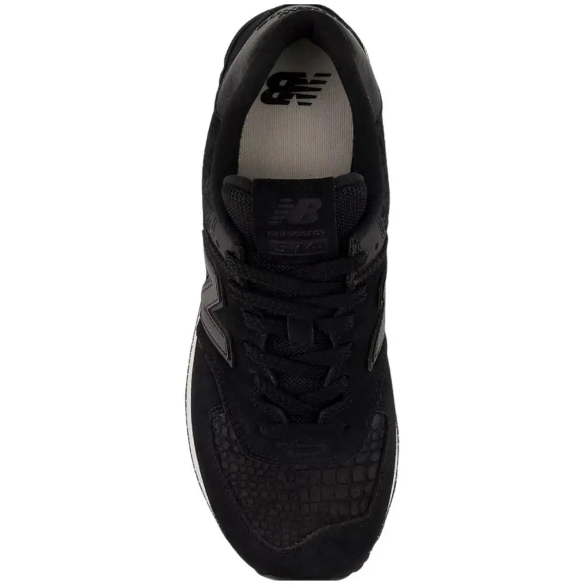 New Balance shoes - New Balance 574 Croco Embossed - WL574PSS - Black (UPC: 198686441351) 5