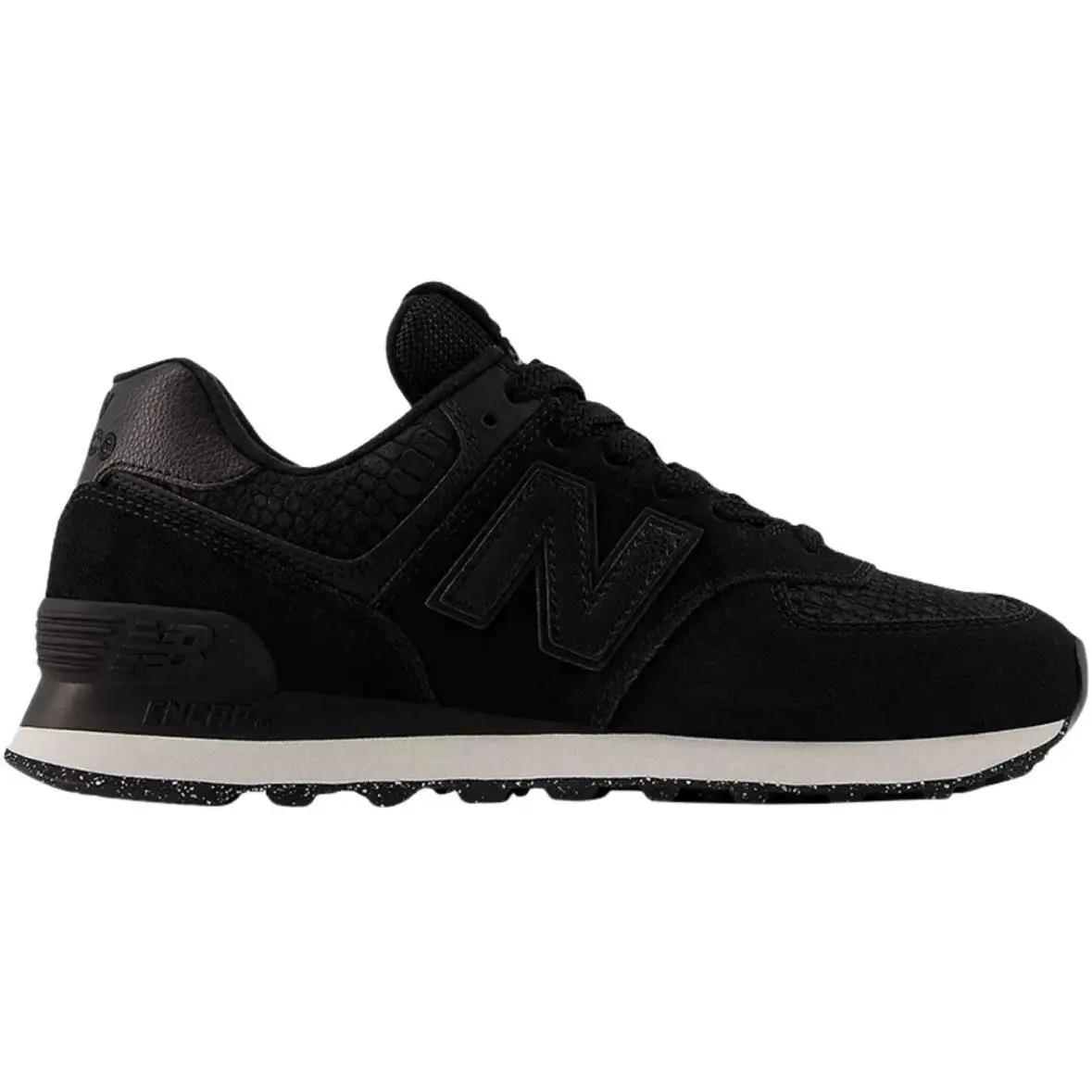New Balance shoes - New Balance 574 Croco Embossed - WL574PSS - Black (UPC: 198686441351) 6