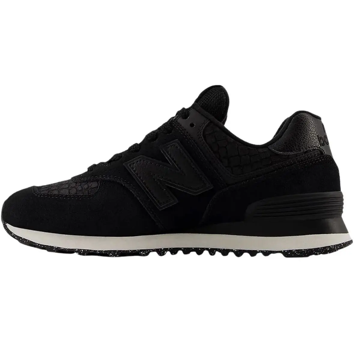 New Balance shoes - New Balance 574 Croco Embossed - WL574PSS - Black (UPC: 198686441351) 7