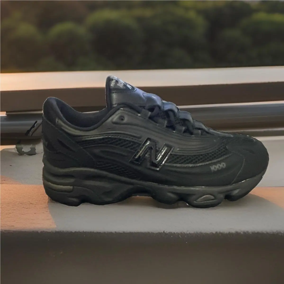 New Women`s Size 6.5 New Balance 1000 All Black GC1000BK Kids Size 5