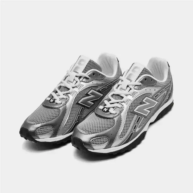 New Balance 204L Womens Casual Shoes U204l1KP Silver Black Sz 7.5