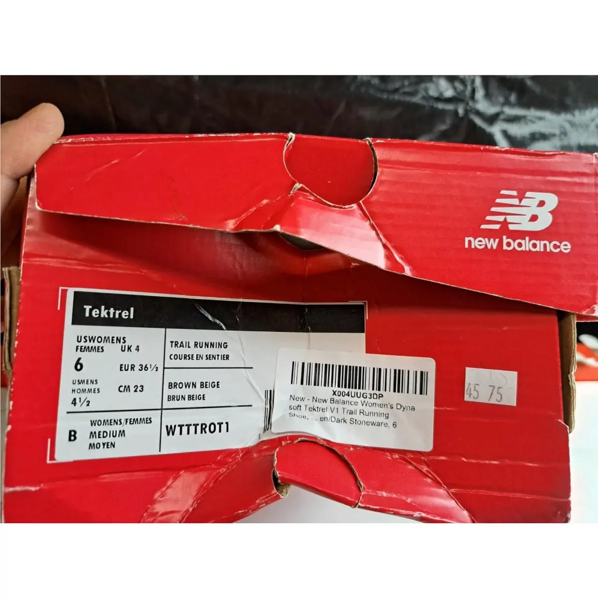 New Balance shoes - New Balance Tektrel - Tektrel - WTTTROT1 - Brown/Beige 5