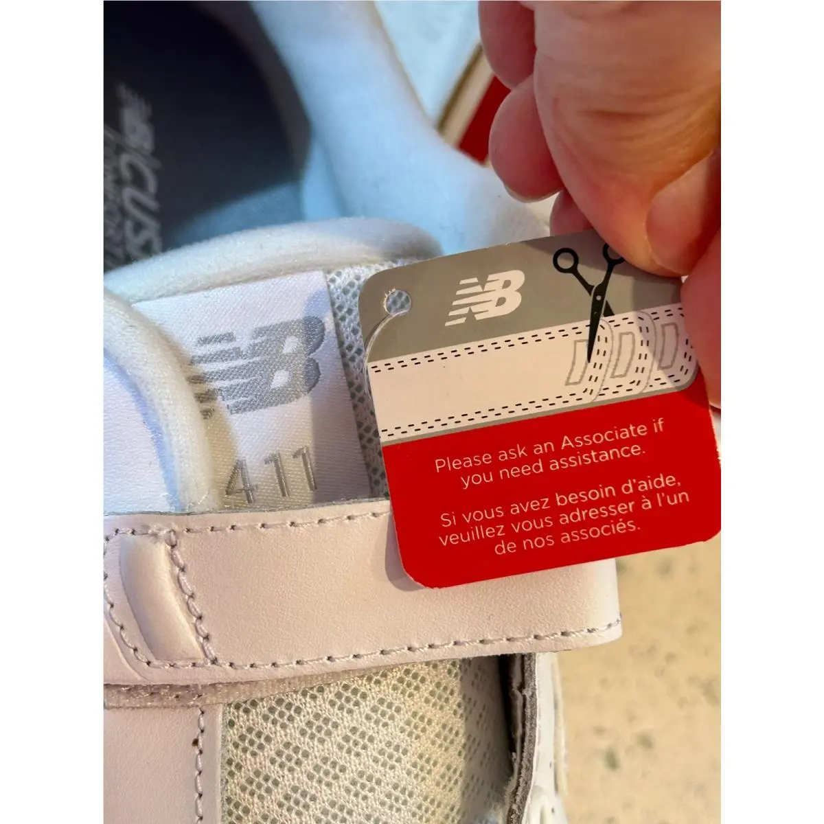 New Balance shoes - New Balance 411 - White (UPC: 889516075791) 8