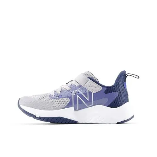 New Balance Kid`s Rave Run V2 Hook Loop Running Shoe Raincloud/dream 2