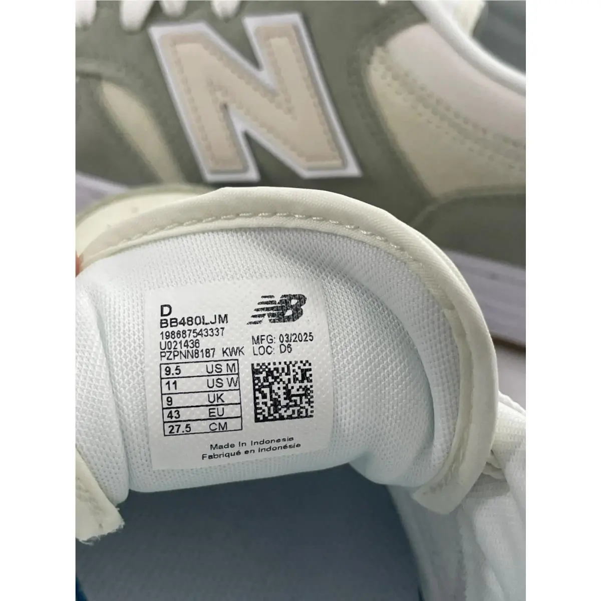 New Balance shoes - New Balance 480 - Green 7