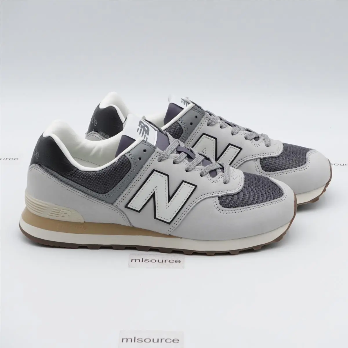 New Balance shoes - New Balance 574 - U57418X - Gray, Manufacturer: Grey Matter/Dark Silver Metallic (UPC: 198689477623) 1