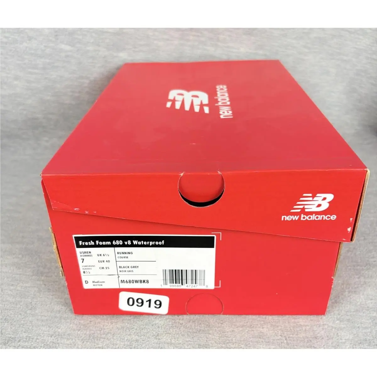 New Balance shoes - New Balance Fresh Foam 680 v8 Waterproof - Black 7