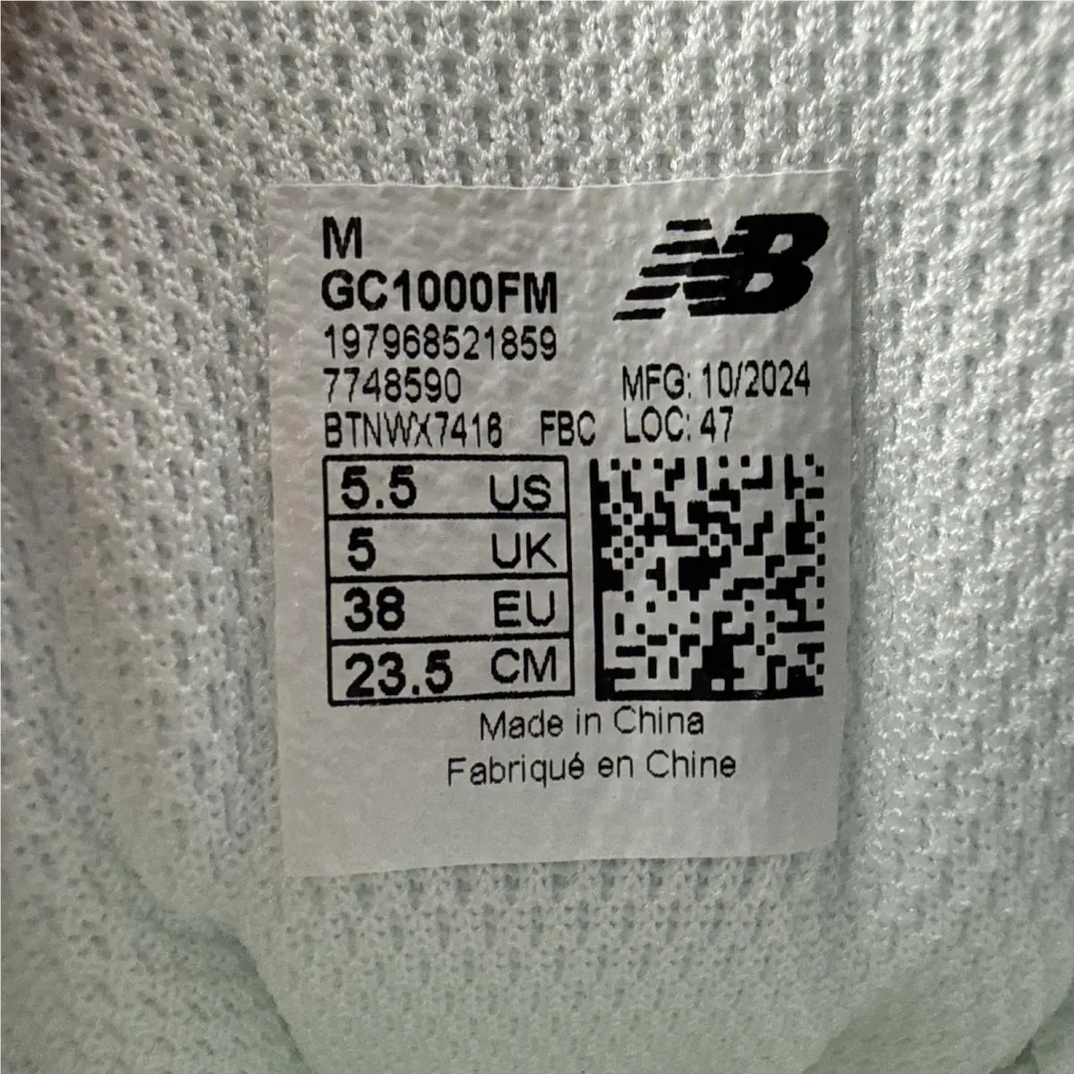 New Balance shoes - New Balance 1000 - GC1000FM - White (UPC: 0197968521859) 6