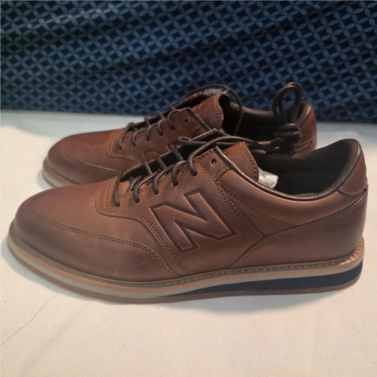 New Balance 1100 Brown Leather Oxford Men’s Size 7.5 4E MD1100LB