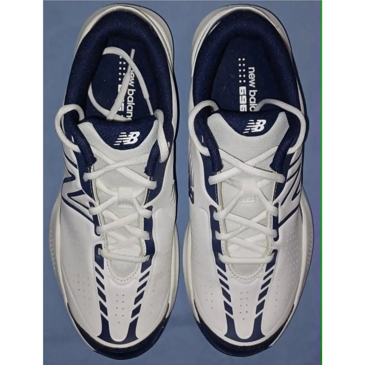 New Balance shoes - TENNISPICKLEBALL - TENNISPICKLEBALL - Tennis Pickleball - White with Navy Blue Trim 1