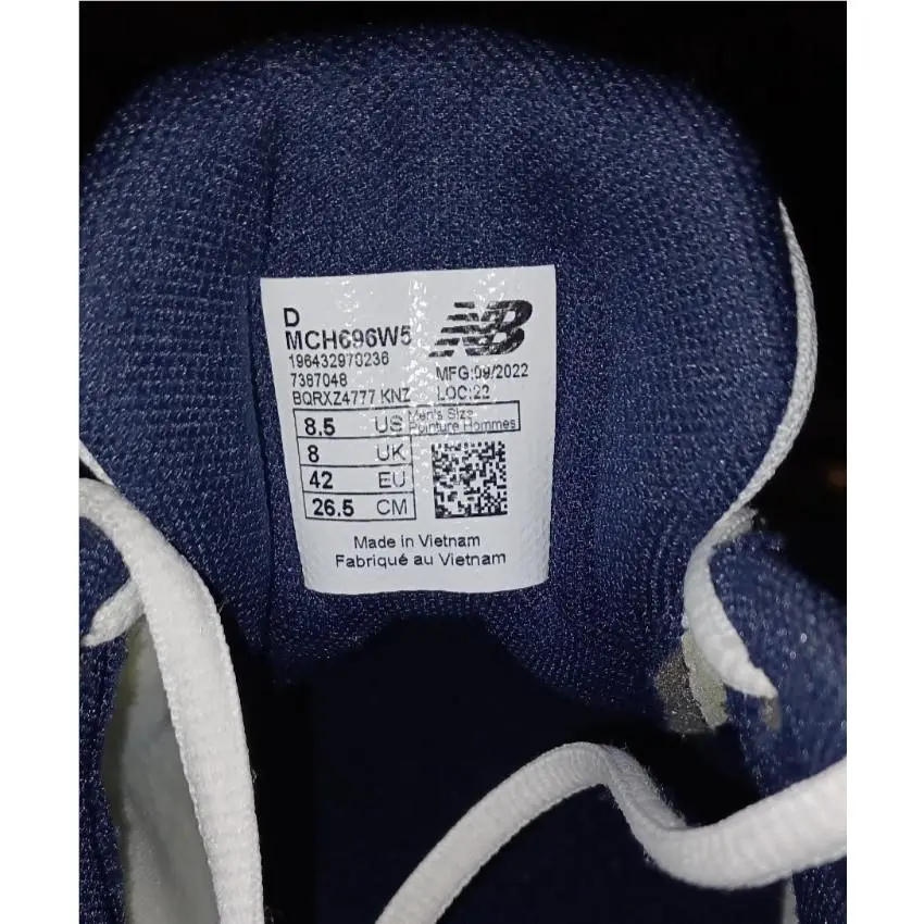 New Balance shoes - TENNISPICKLEBALL - TENNISPICKLEBALL - Tennis Pickleball - White with Navy Blue Trim 2