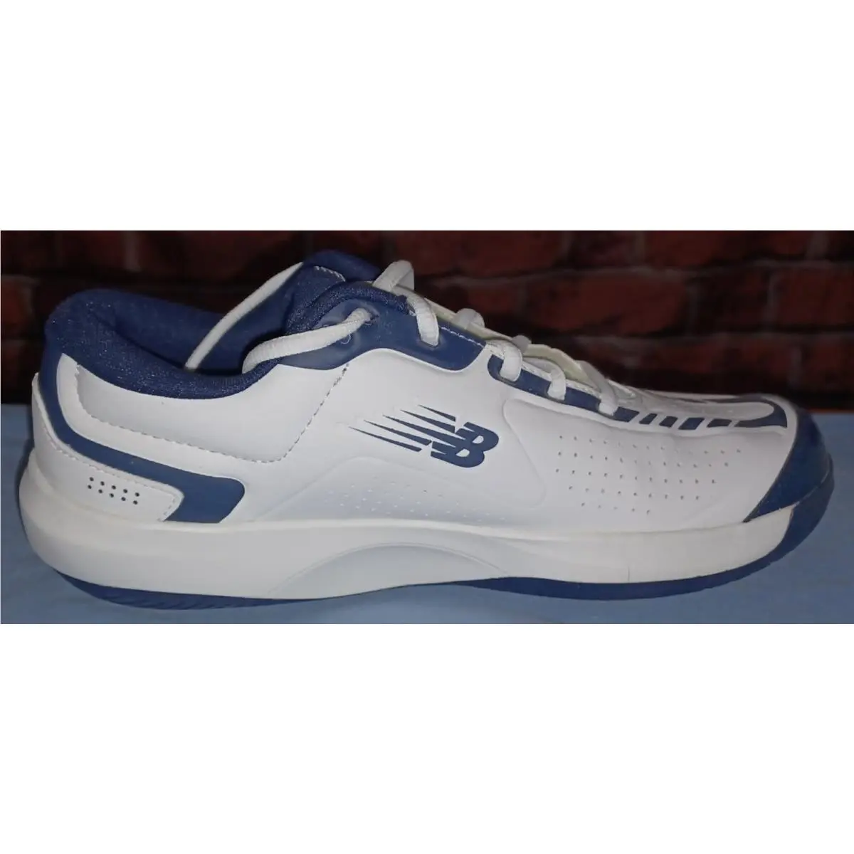 New Balance shoes - TENNISPICKLEBALL - TENNISPICKLEBALL - Tennis Pickleball - White with Navy Blue Trim 5