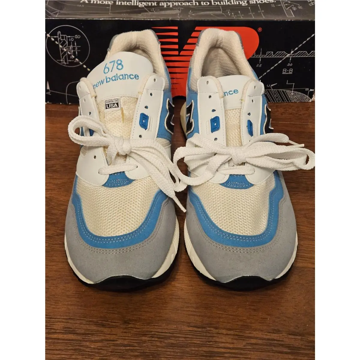 New Balance shoes - New Balance 678 - white - blue 0