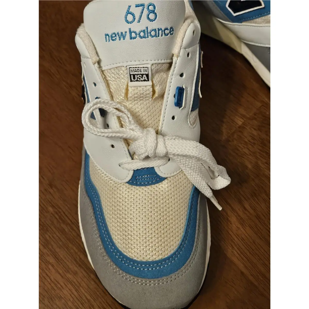New Balance shoes - New Balance 678 - white - blue 1