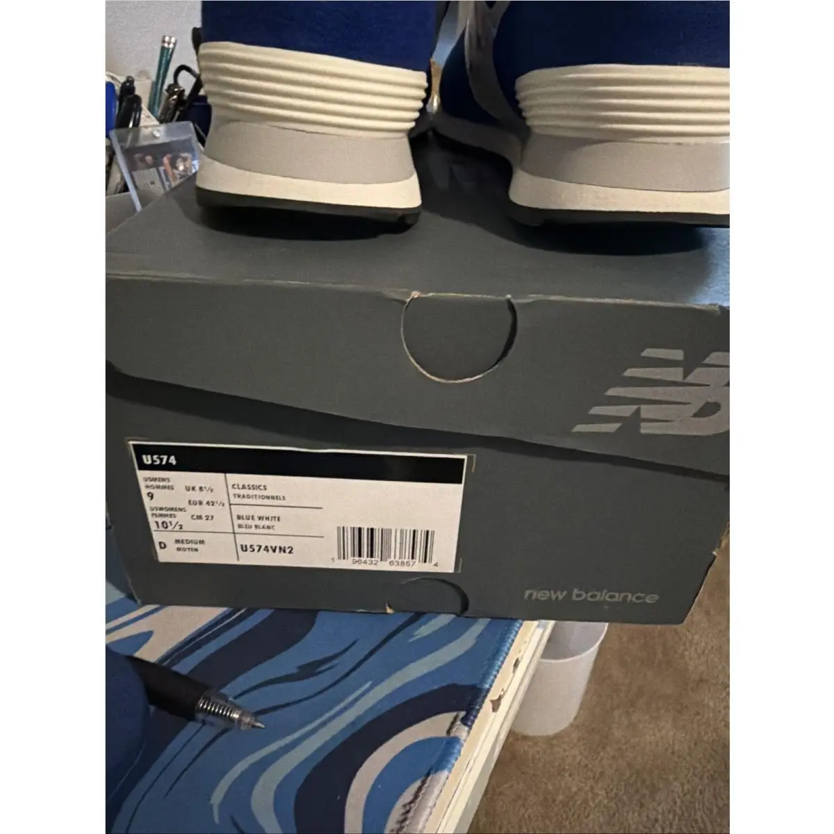 New Balance 574 Blue White .men’s/womens