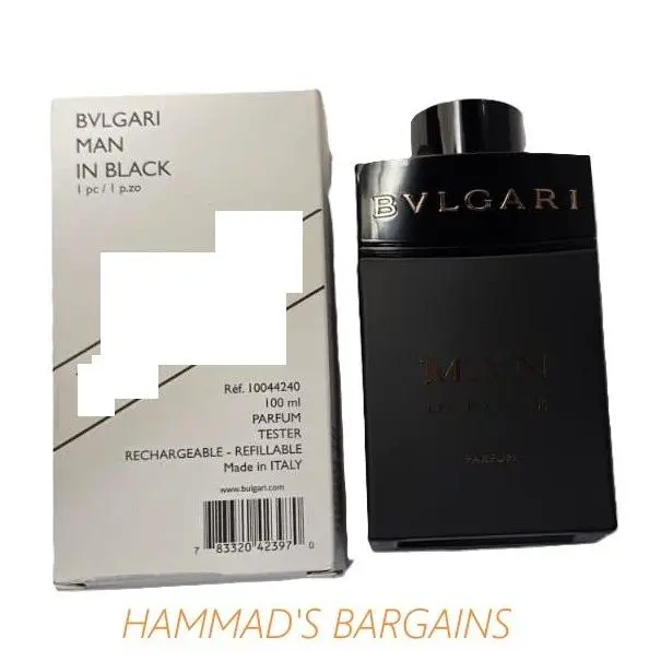 Bvlgari Man IN Black Parfum 3.4 OZ 100 ML For Men IN White Box