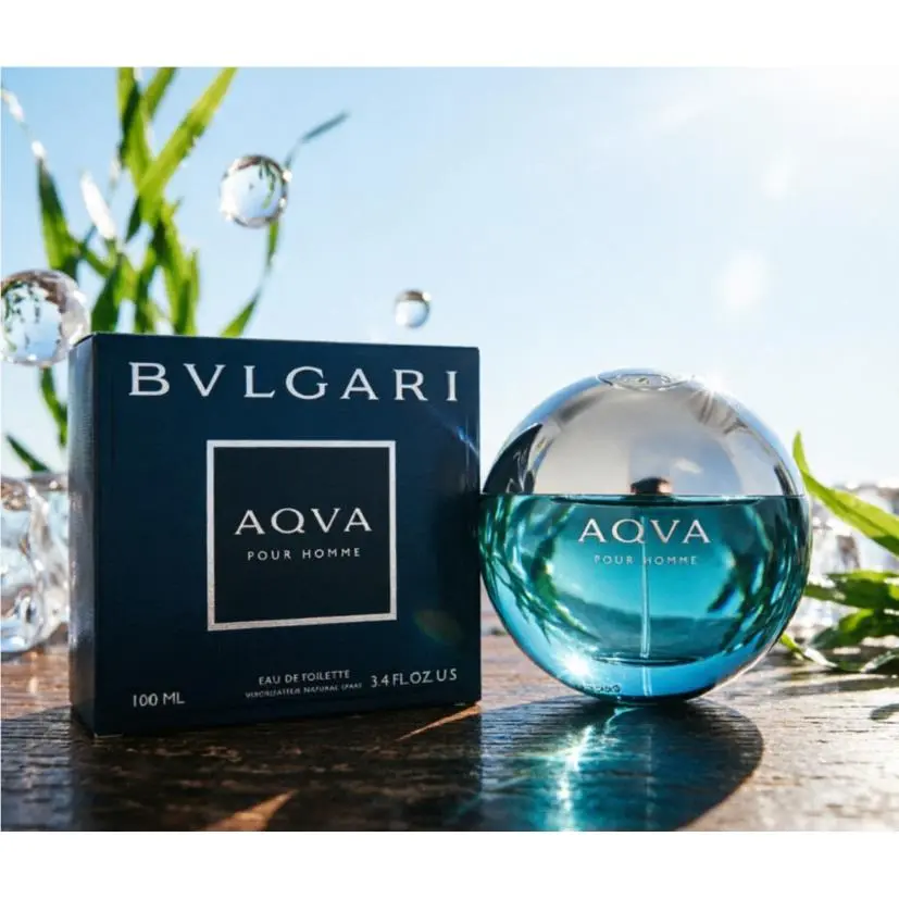 Aqva Pour Homme by Bvlgari 3.4 oz/100ml Edt Cologne For Men Spray