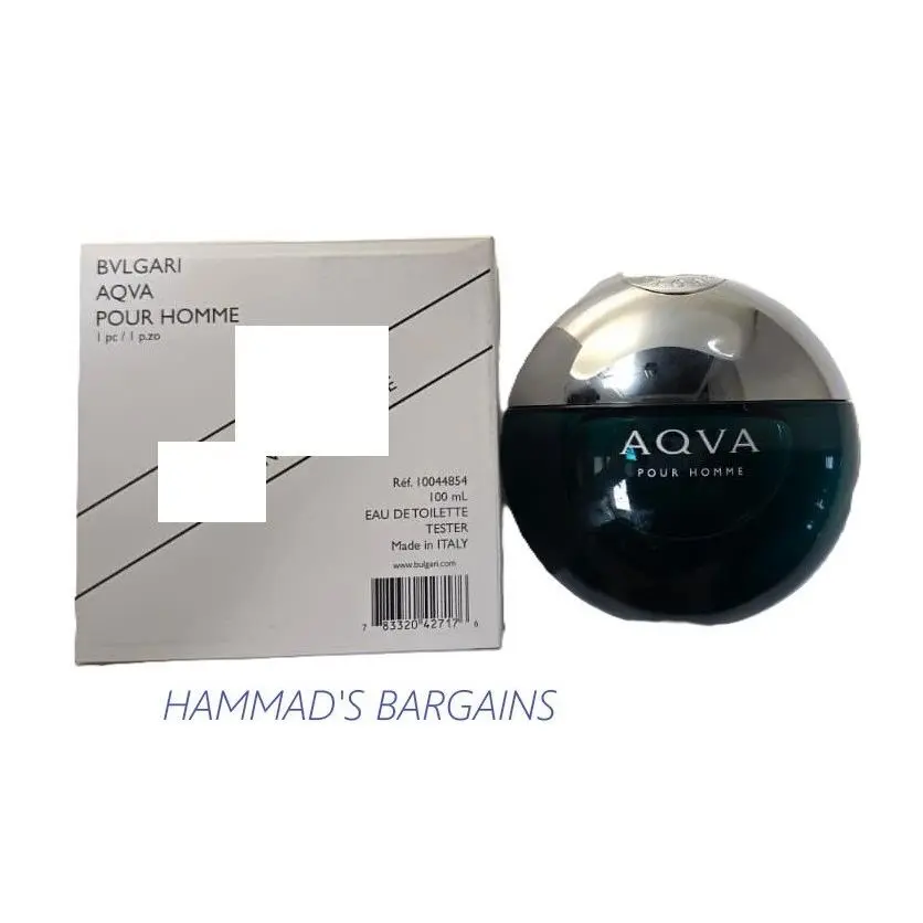 Bvlgari Aqva Pour Homme Edt 3.4 oz / 100 ml For Men in White Box