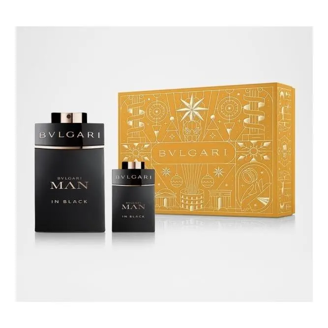 Perfect For The Holidays Bvlgari Man in Black Men`s Gift Set