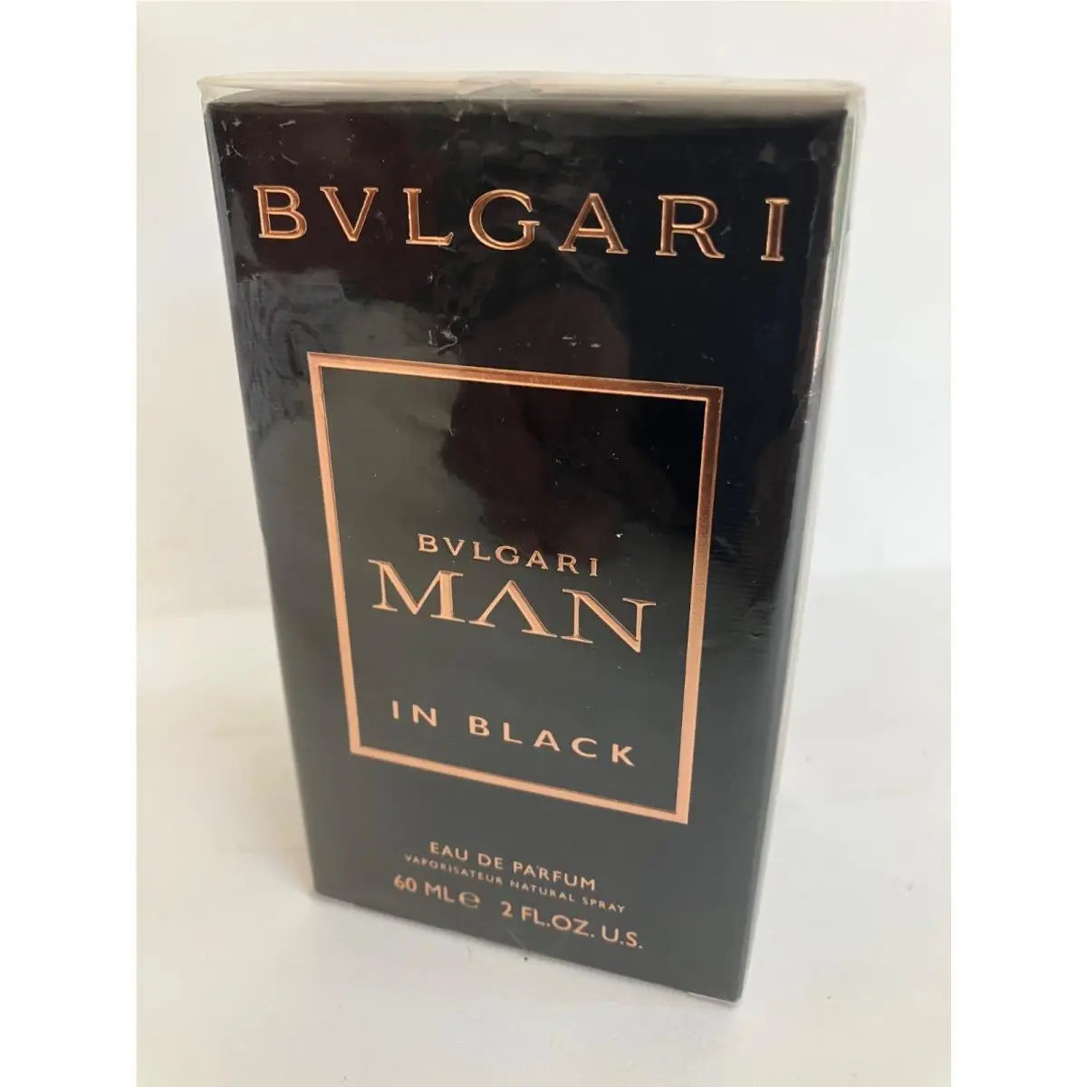 Bvlgari Man IN Black 2oz Edp Spray For Men Rare