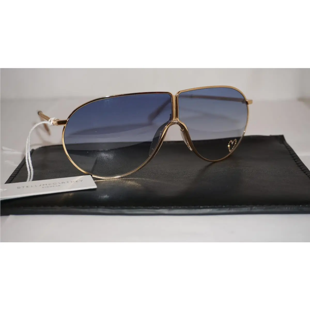 Stella Mccartney Sunglasses SC40064I 30W Aviator Gold Blue 68 3 140