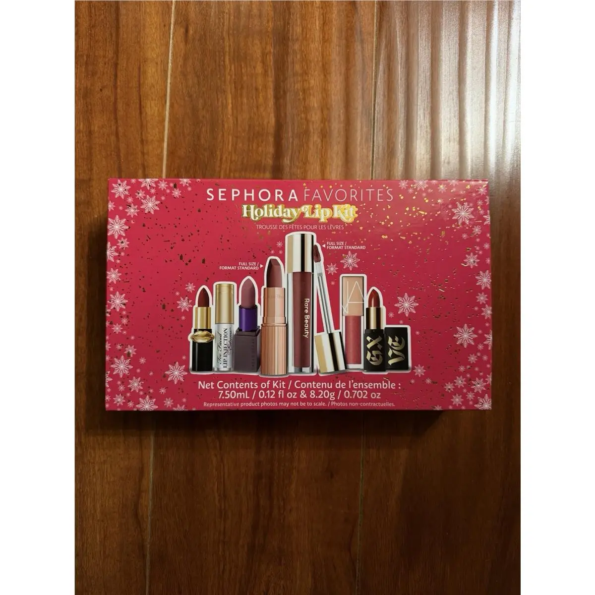 Sephora Favorites Holiday Lip Kit Essential Lipstick Wardrobe 7pc Gift Set