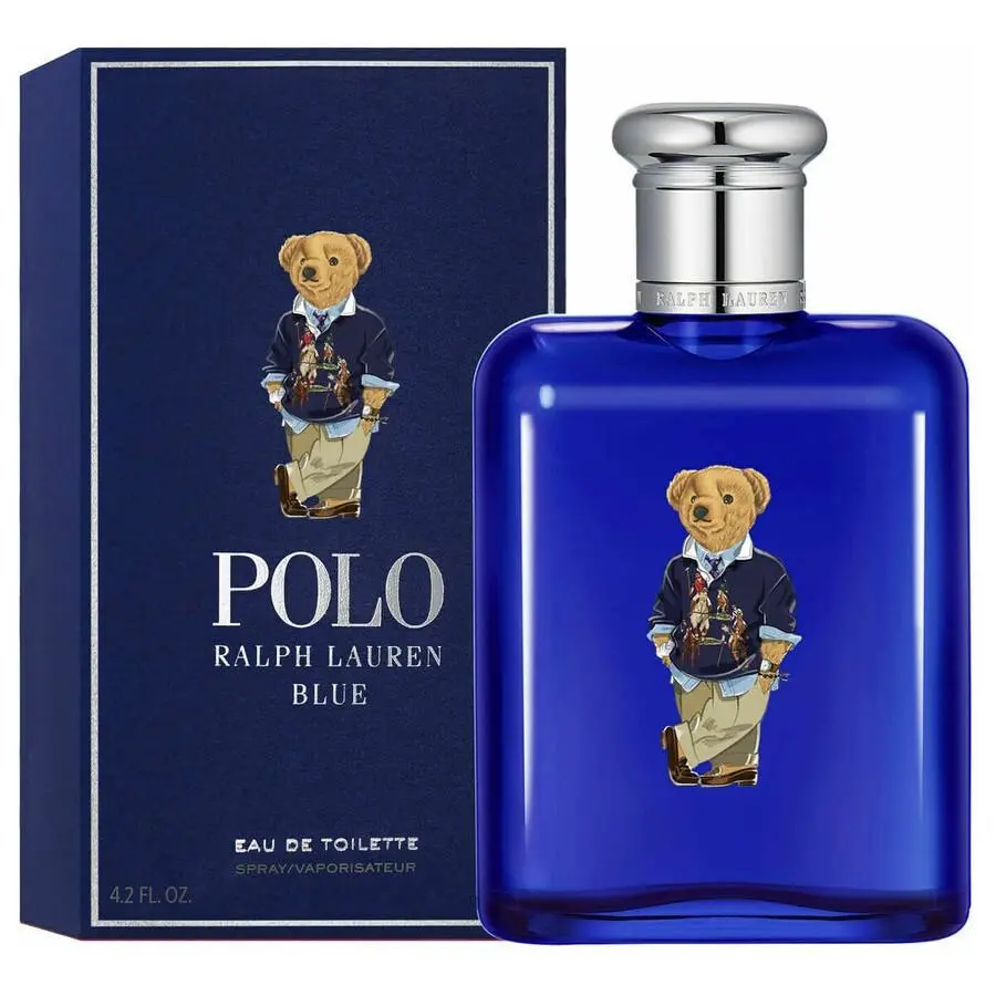 Ralph Lauren Men`s Holiday Bear Edition Polo Blue Edt Spray 4.2 oz Fragrances