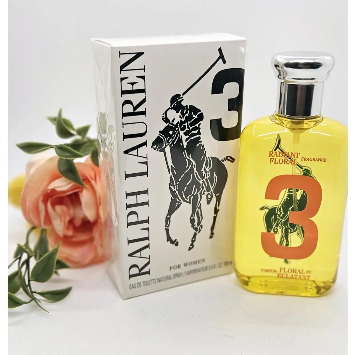 Ralph Laurent Polo Big Pony Collection 3 Women 3.4 oz 100 ml Edt Tstr