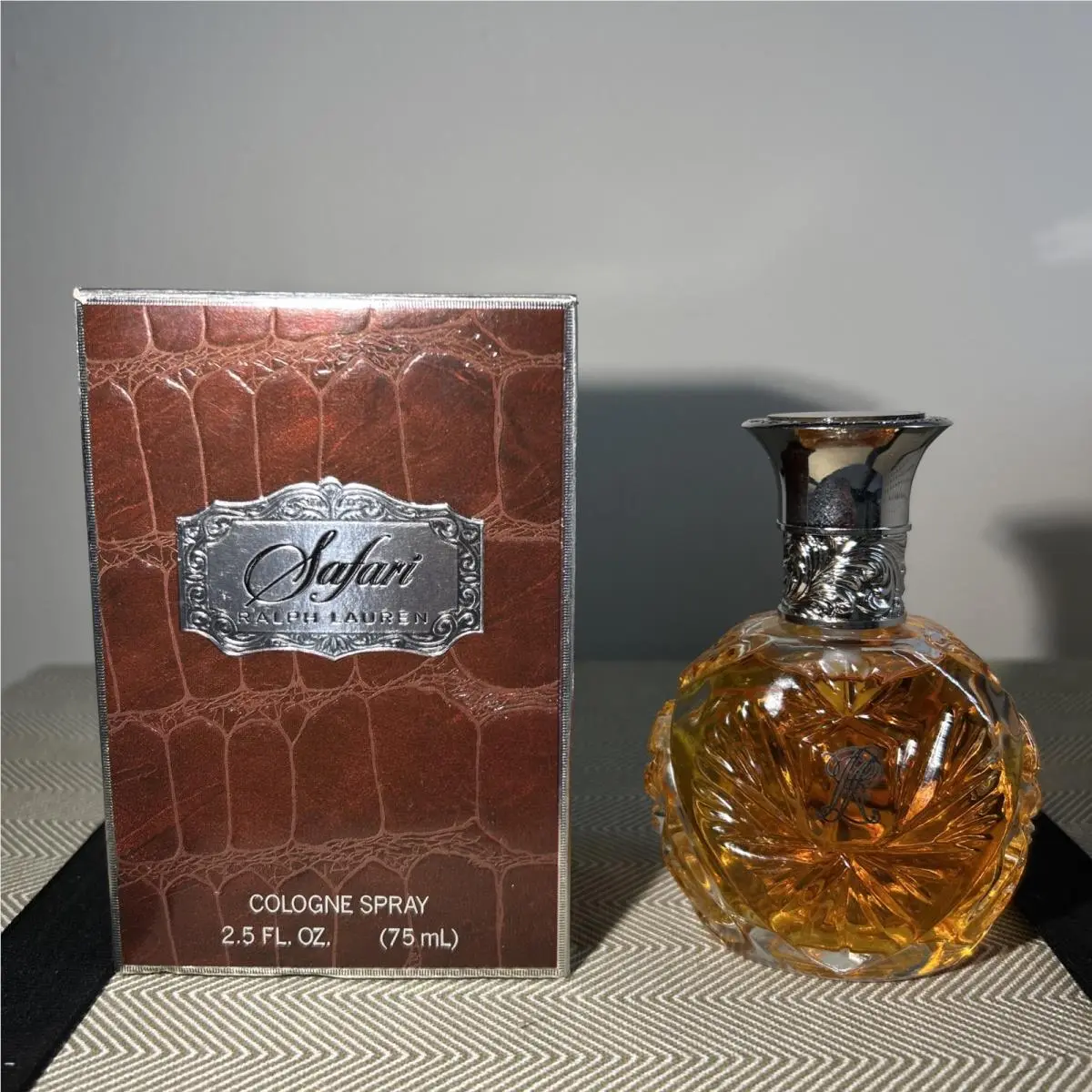 Ralph Lauren Safari Vintage Cologne Spray 2.5 Floz 75 ML Vintage In Box