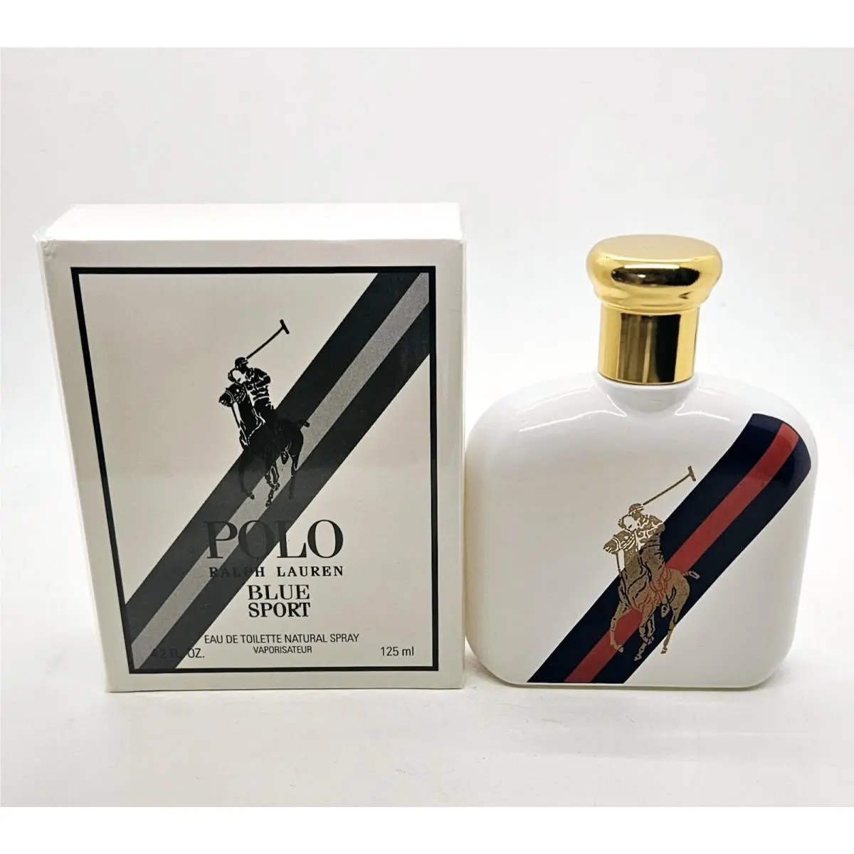 Ralph Lauren Polo Blue Sport 4.2 oz 125ml Edt Spray Men Classic Tstr