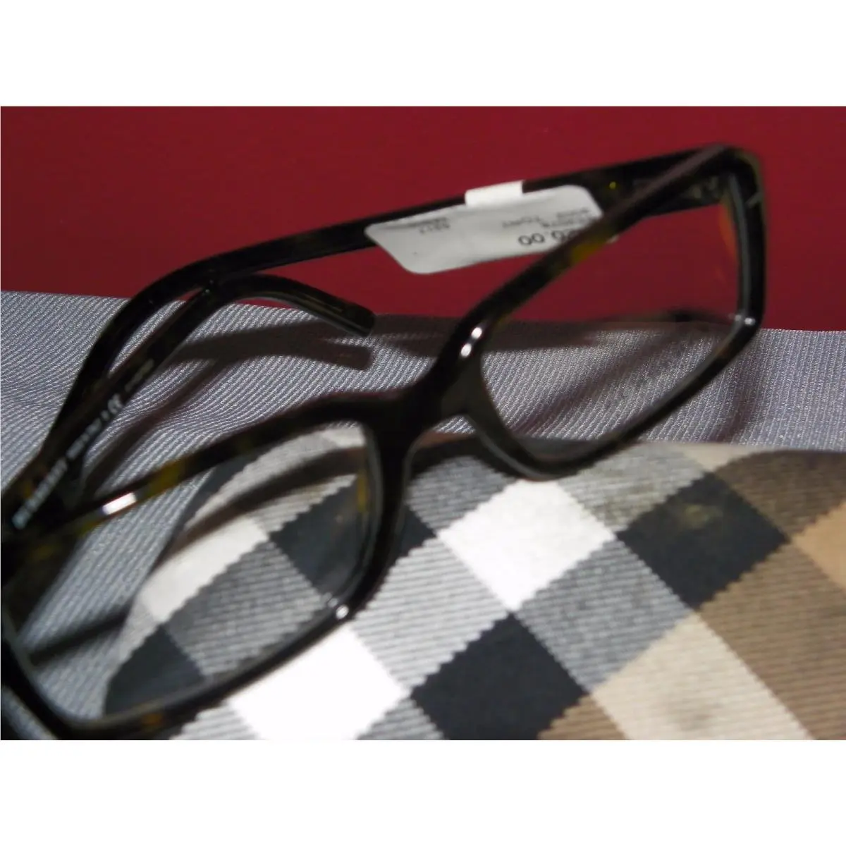 Designer Burberry BE2078 3002 Tortise RX Eyeglasses 646
