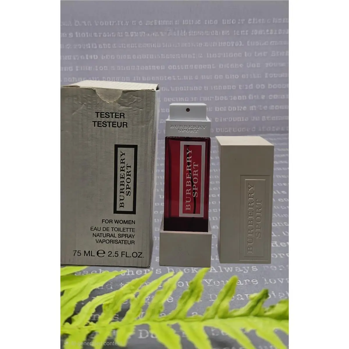 Burberry Sport 2.5 Oz / 75 ml Eau De Toilette Spray For Women Tstr Box Rare