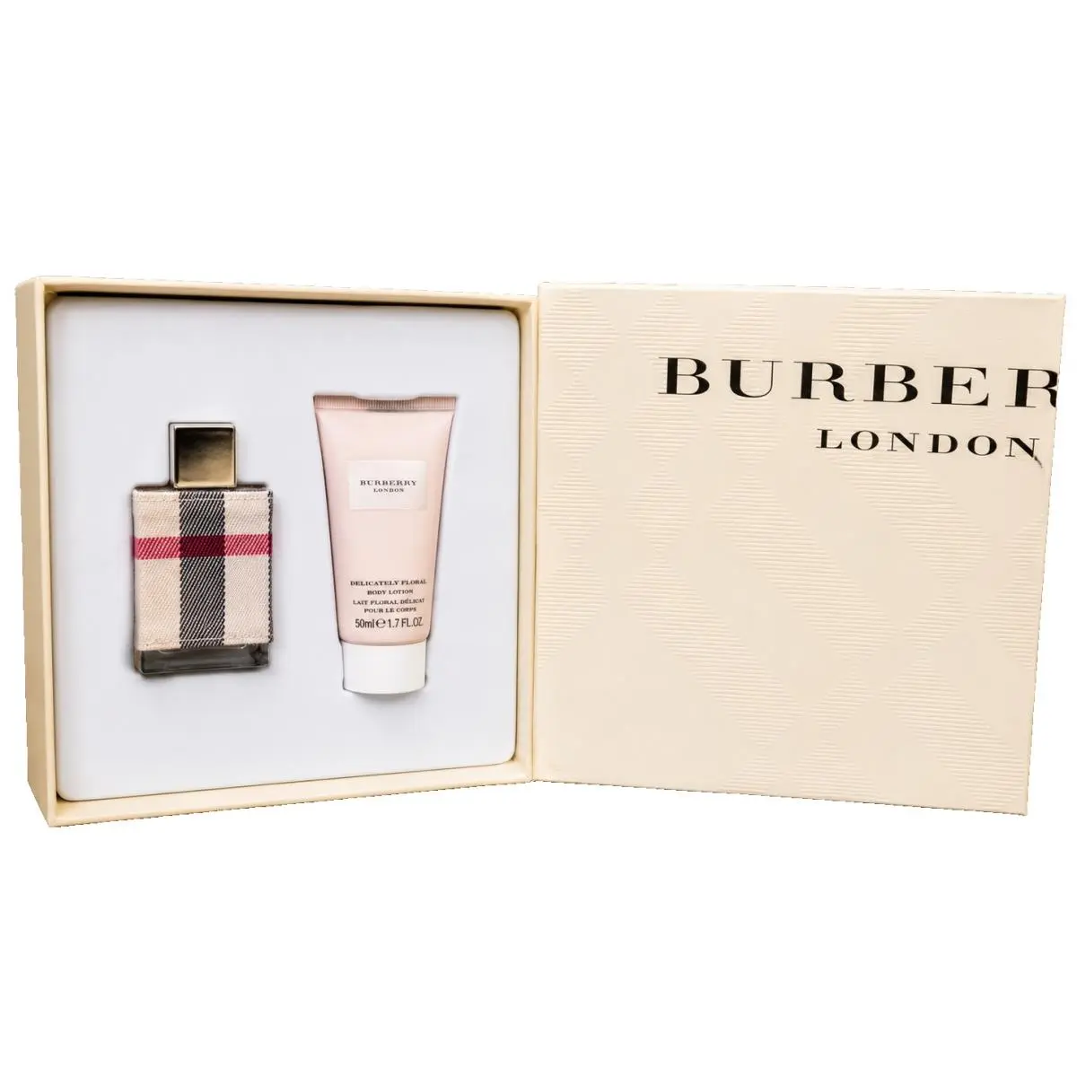 Burberry London For Women Gift Set 30ml Edp + 50ml Body Lotion Boxed