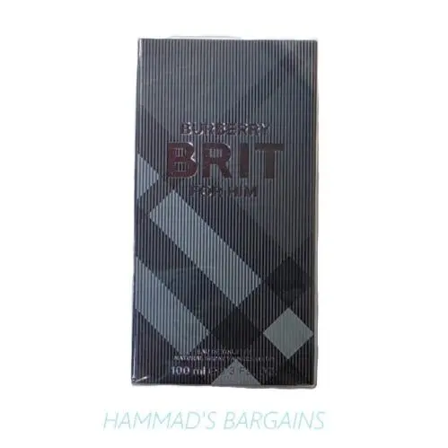 Burberry Brit For Him Eau DE Toilette 3.3 OZ Men’s Fragrance – •
