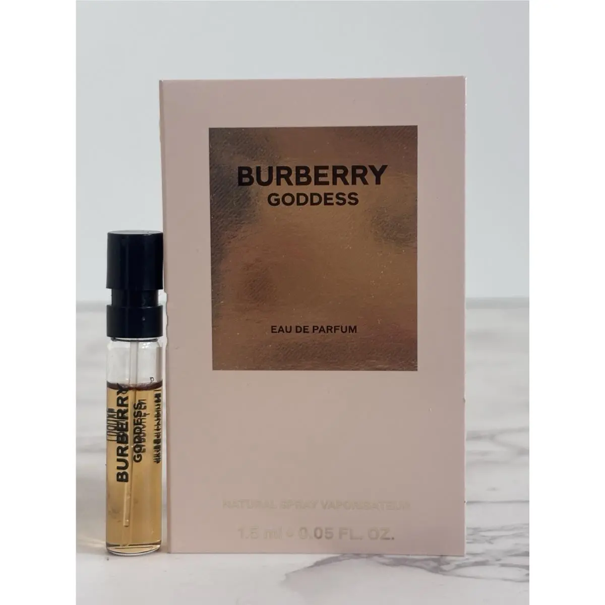 Burberry Goddess Eau de Parfum Edp Sample Spray .05oz 1.5ml in Card