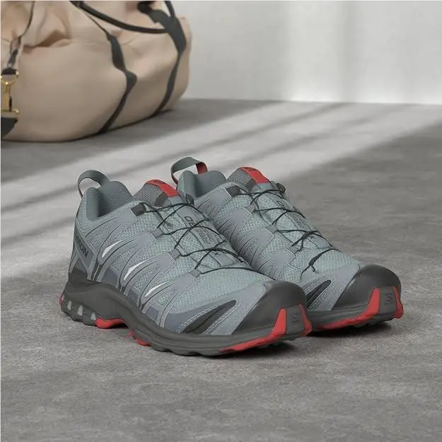 Salomon shoes - Salomon XA Pro 3D - Pro - L40789400036 - Lead/Black/Barbados Cherry (UPC: 193128060930) 0