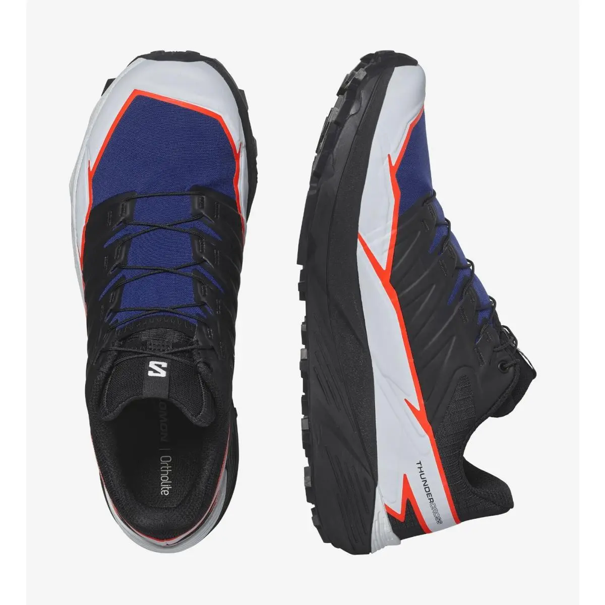 Salomon shoes - Salomon Thundercross - Thundercross - L4729610032 - Surf the Web/Black/Fiery Coral (UPC: 195751400756) 16
