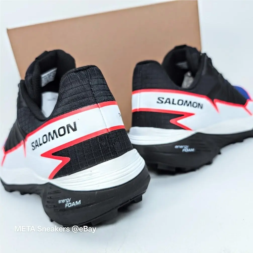 Salomon shoes - Salomon Thundercross - Thundercross - L4729610032 - Surf the Web/Black/Fiery Coral (UPC: 195751400756) 3