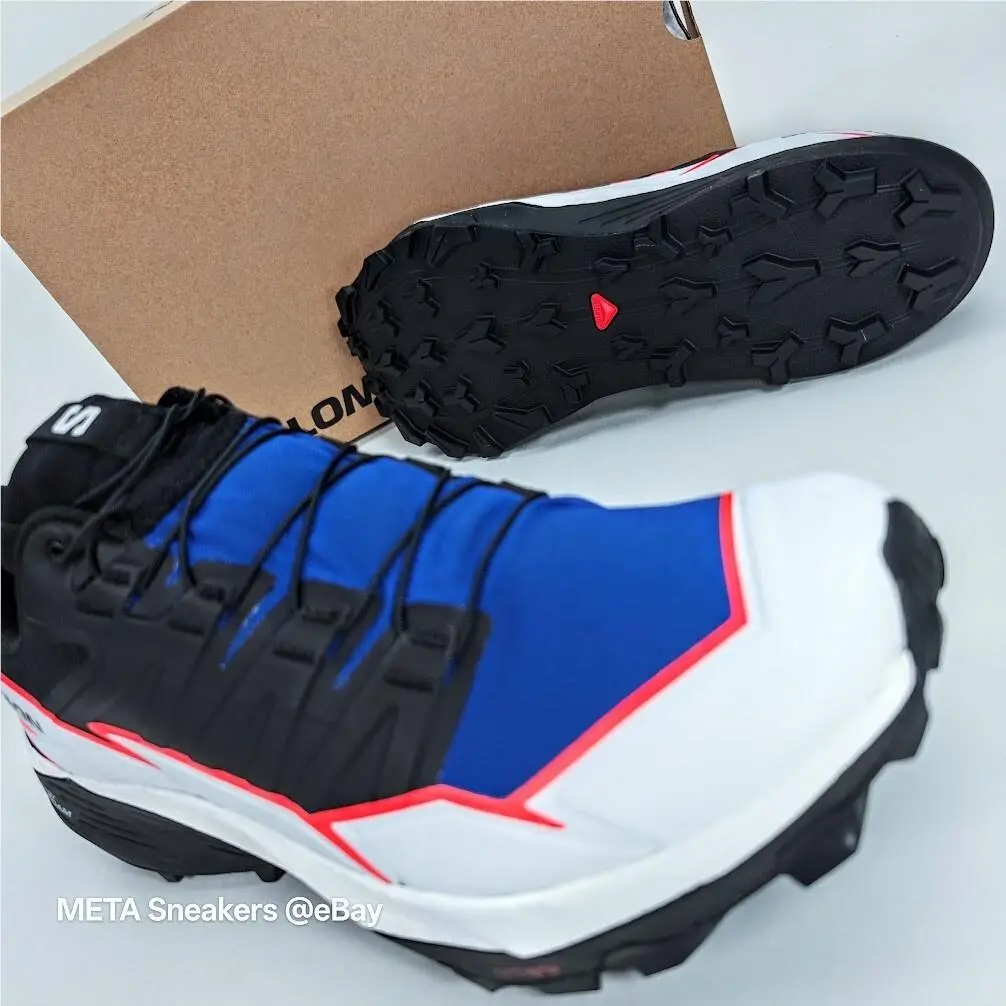 Salomon shoes - Salomon Thundercross - Thundercross - L4729610032 - Surf the Web/Black/Fiery Coral (UPC: 195751400756) 5