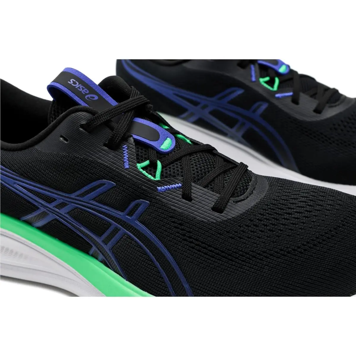 Asics shoes - Black/Cobalt Burst 4
