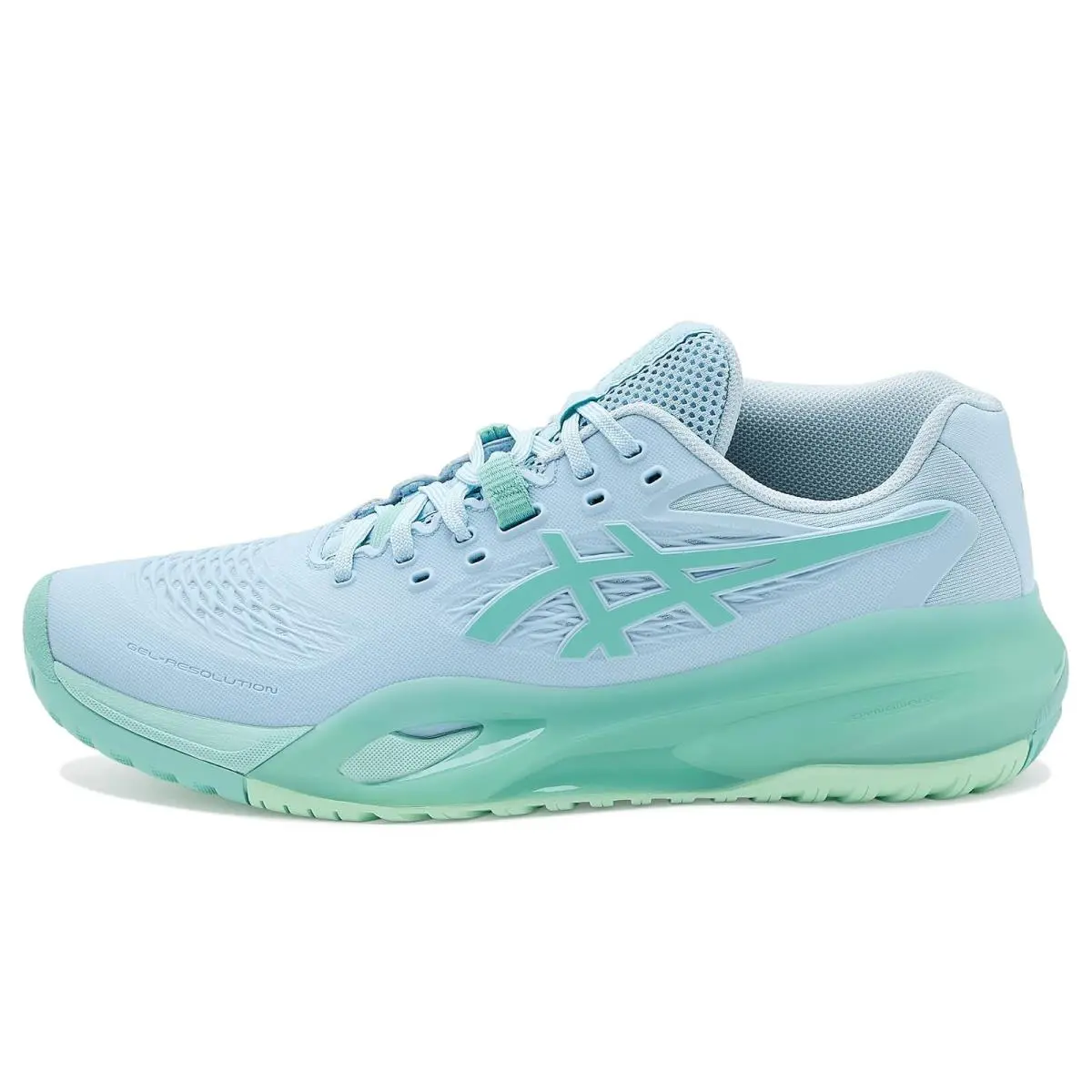 Asics shoes - Light Blue/Oasis Green 2