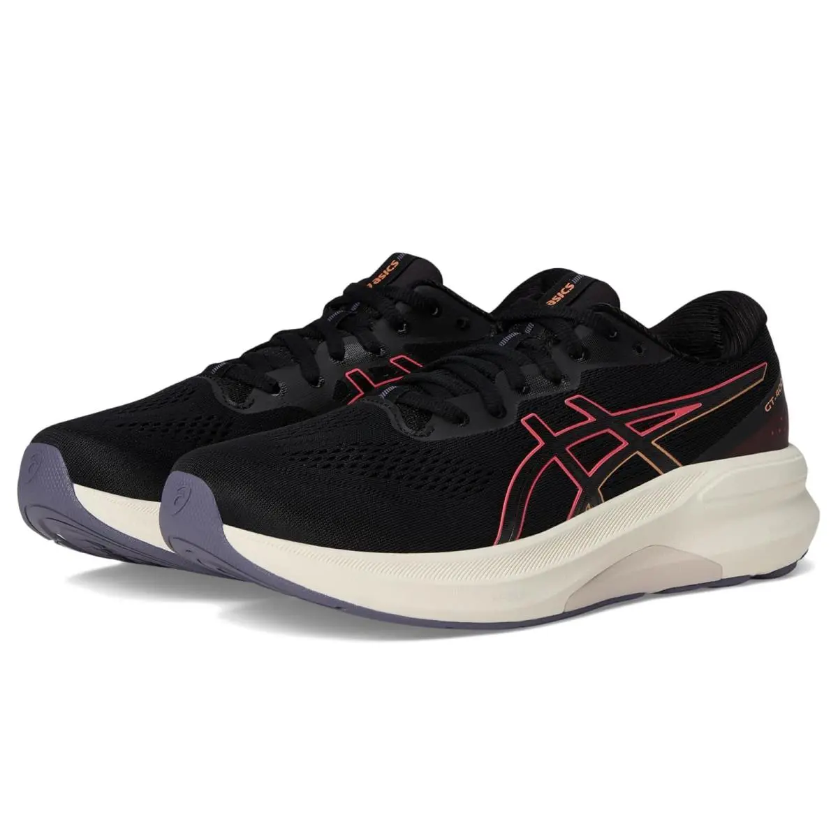 Asics shoes - Black/Coral Reef 6