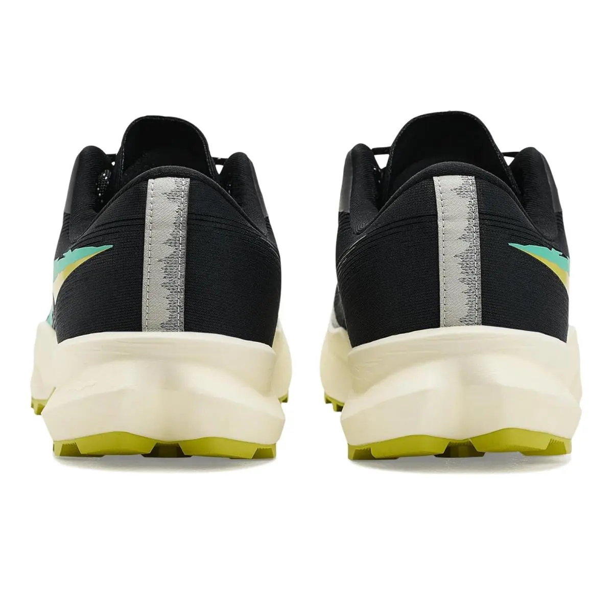 Asics shoes - Black/Aurora Green 12