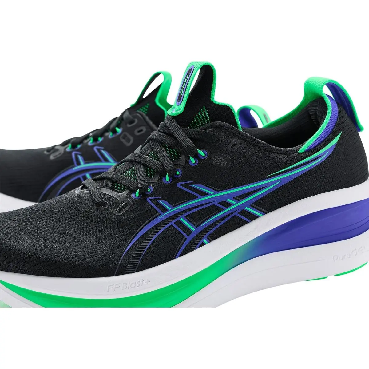 Asics shoes - Black/Cobalt Burst 11