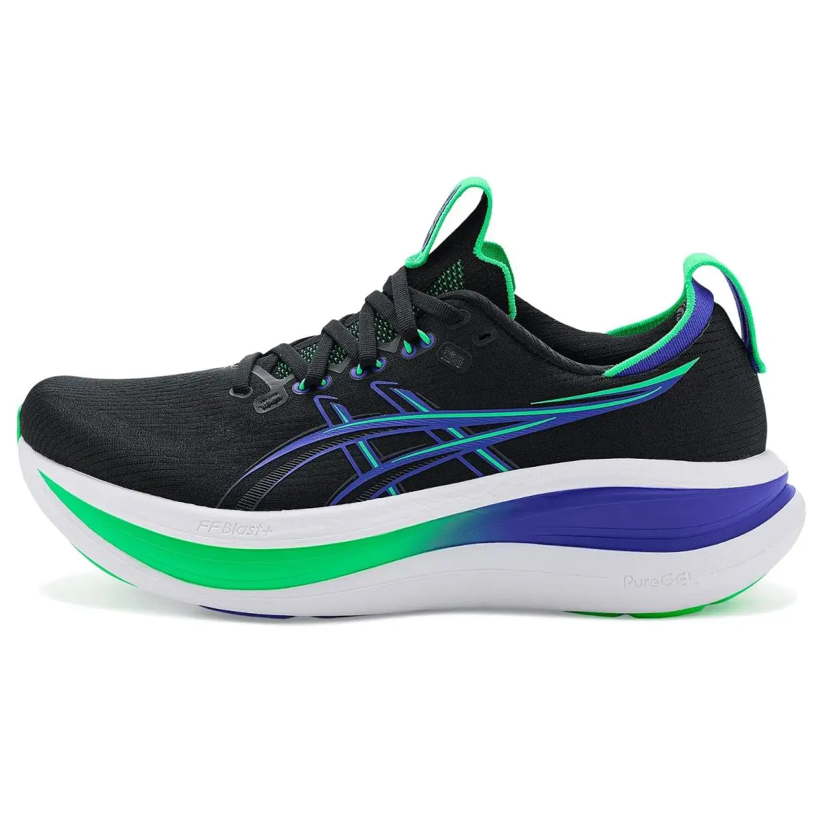 Asics shoes - Black/Cobalt Burst 9