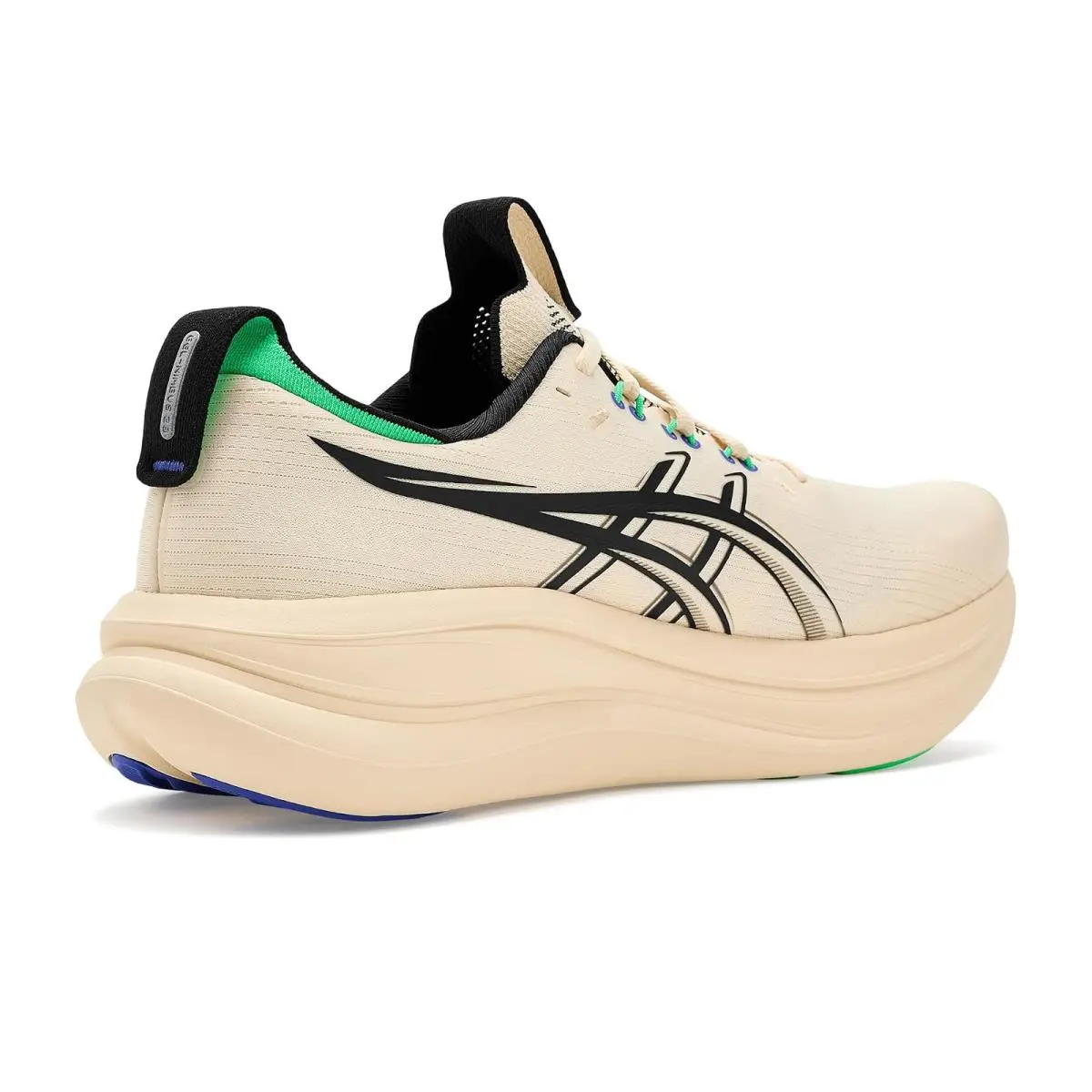 Asics shoes - Black/Cobalt Burst 48