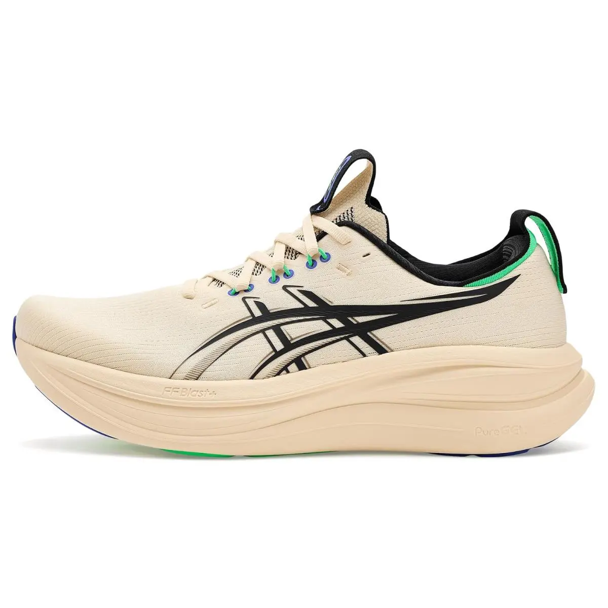 Asics shoes - Black/Cobalt Burst 49