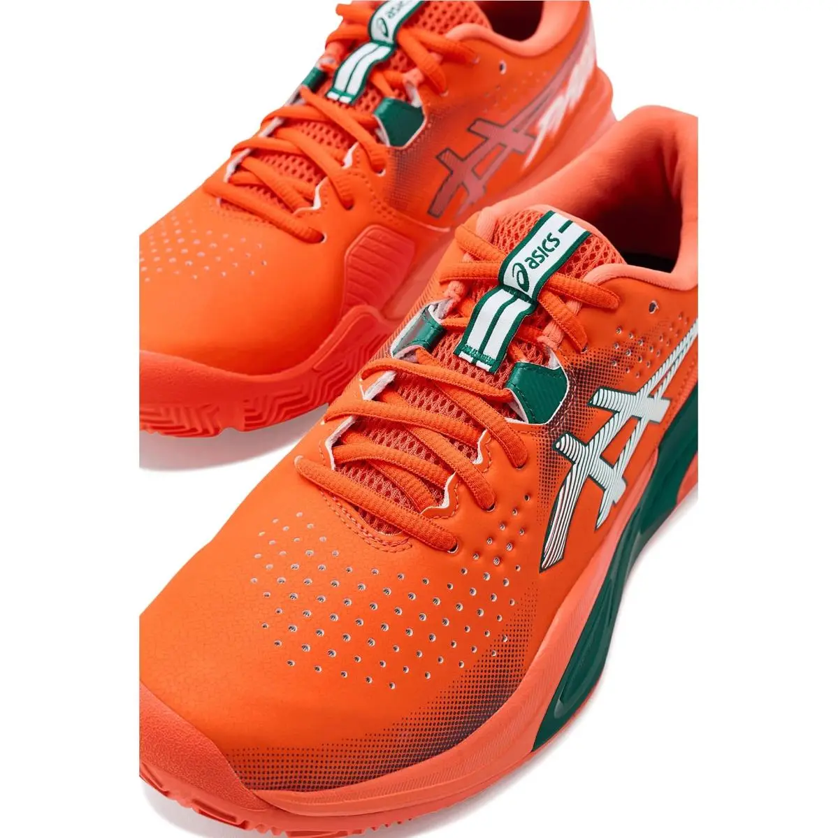 Asics shoes - Energy Orange/Jewel Green 4